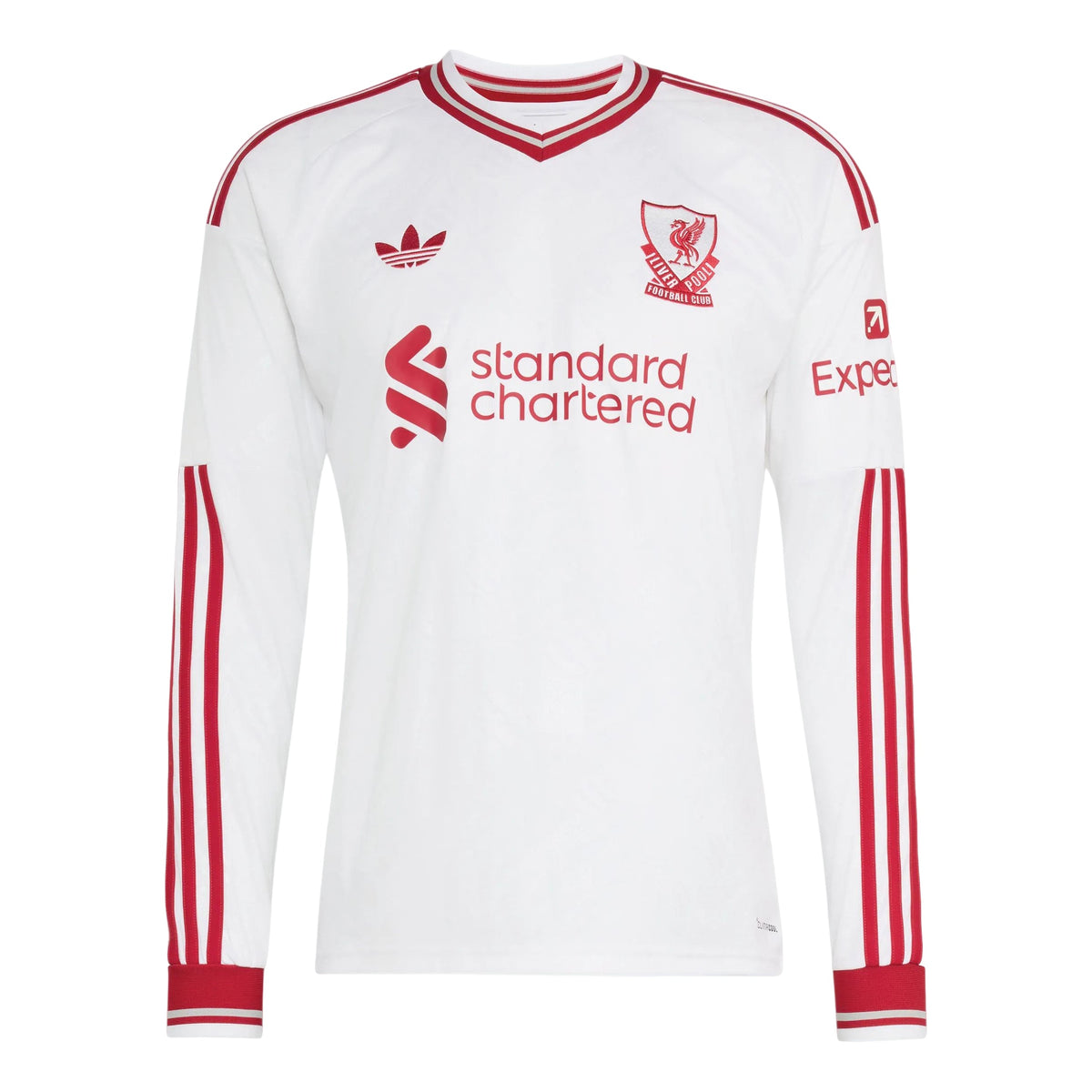adidas Liverpool FC 26/27 Away Jersey Long Sleeve 'White' KB8292