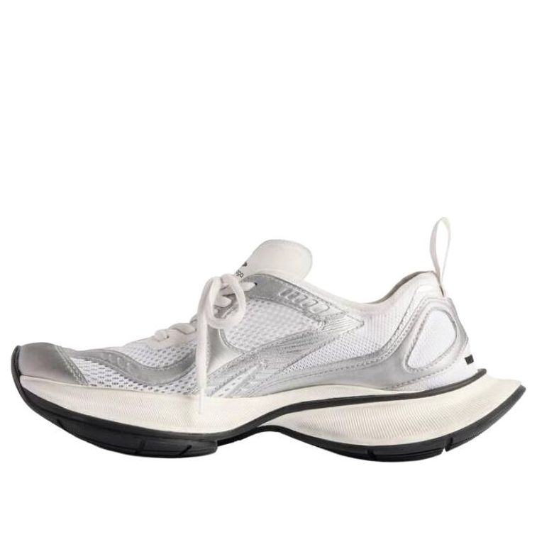 (WMNS) Balenciaga Circuit Sneakers 'White and Silver Polyester Nylon TPU and Polyurethane' 793944WFLGY9100