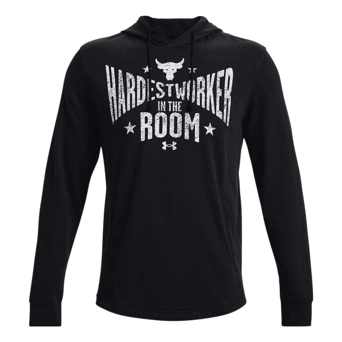 Under Armour Project Rock Terry Hoodie 'Black' 1370458-001