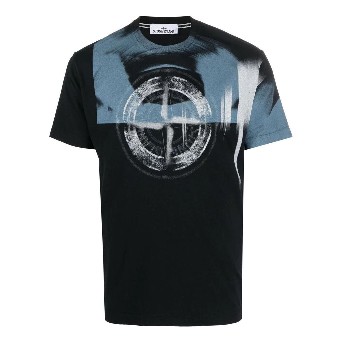 STONE ISLAND Graphic Print T-shirt 'Black' 77152NS88-V0029