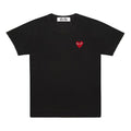 (WMNS) COMME des GARCONS PLAY Small Logo Tee 'Black' AZ-T107-051-1