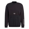 adidas originals Sprt Arc Crew Casual Sports Round Neck Long Sleeves Black GN2464