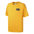 PUMA Culture MakerTee Black Loose Sports Round Neck Short Sleeve Yellow 598527-25