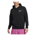 Nike Sportswear Pullover French Terry Hoodie 'Black Pinksicle' FZ5201-010