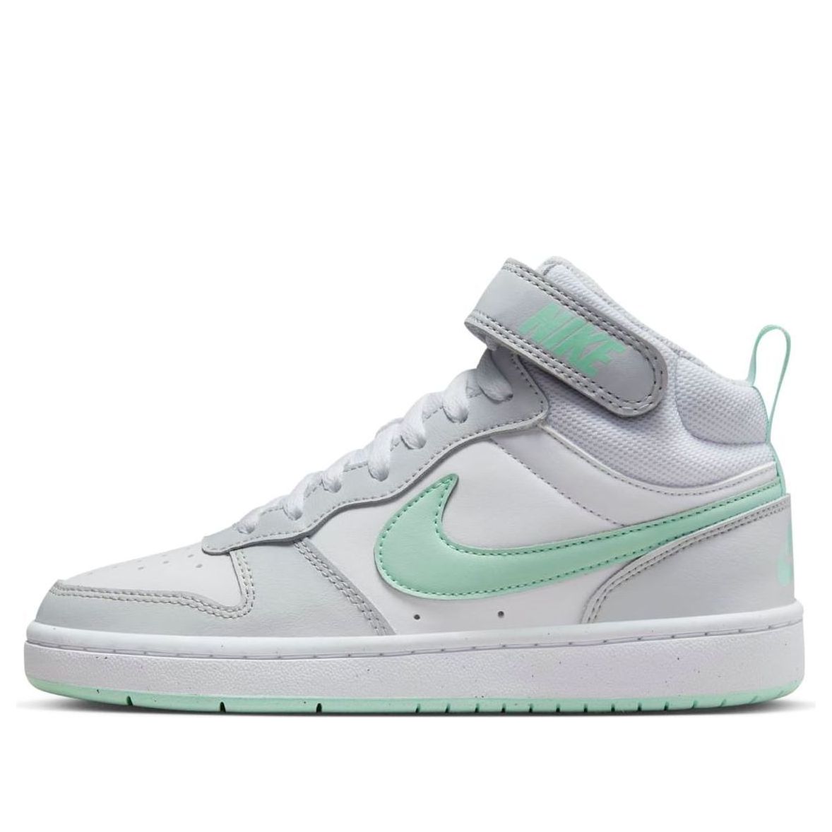 (GS) Nike Court Borough Mid 2 'Pure Platinum Mint Foam' CD7782-011