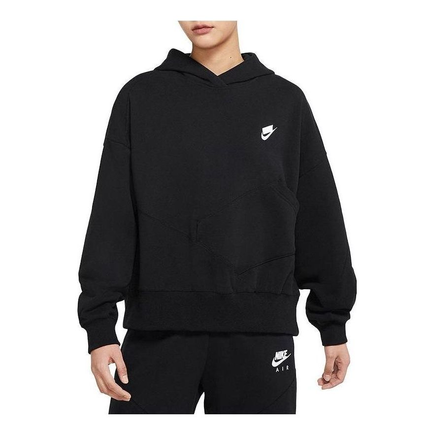 (WMNS) Nike Swoosh Sweatshirt Hoodie 'Black' DQ5534-010