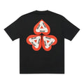PALACE Heart Shape Tri-FERg Pattern Short Sleeve Unisex Black P20TS106