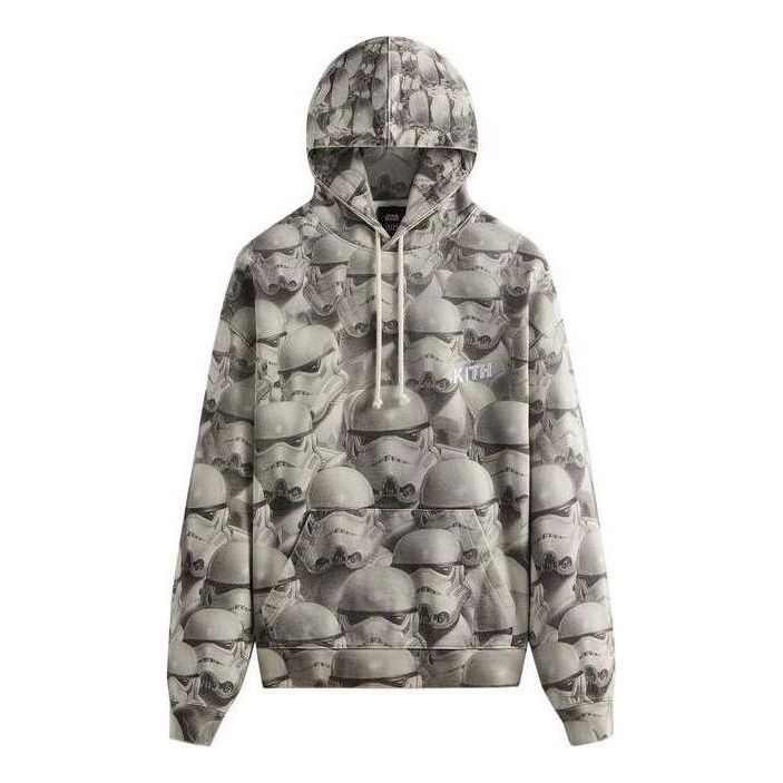KITH x Star Wars Stormtrooper Vintage Hoodie 'Waffle' KHM031297-101