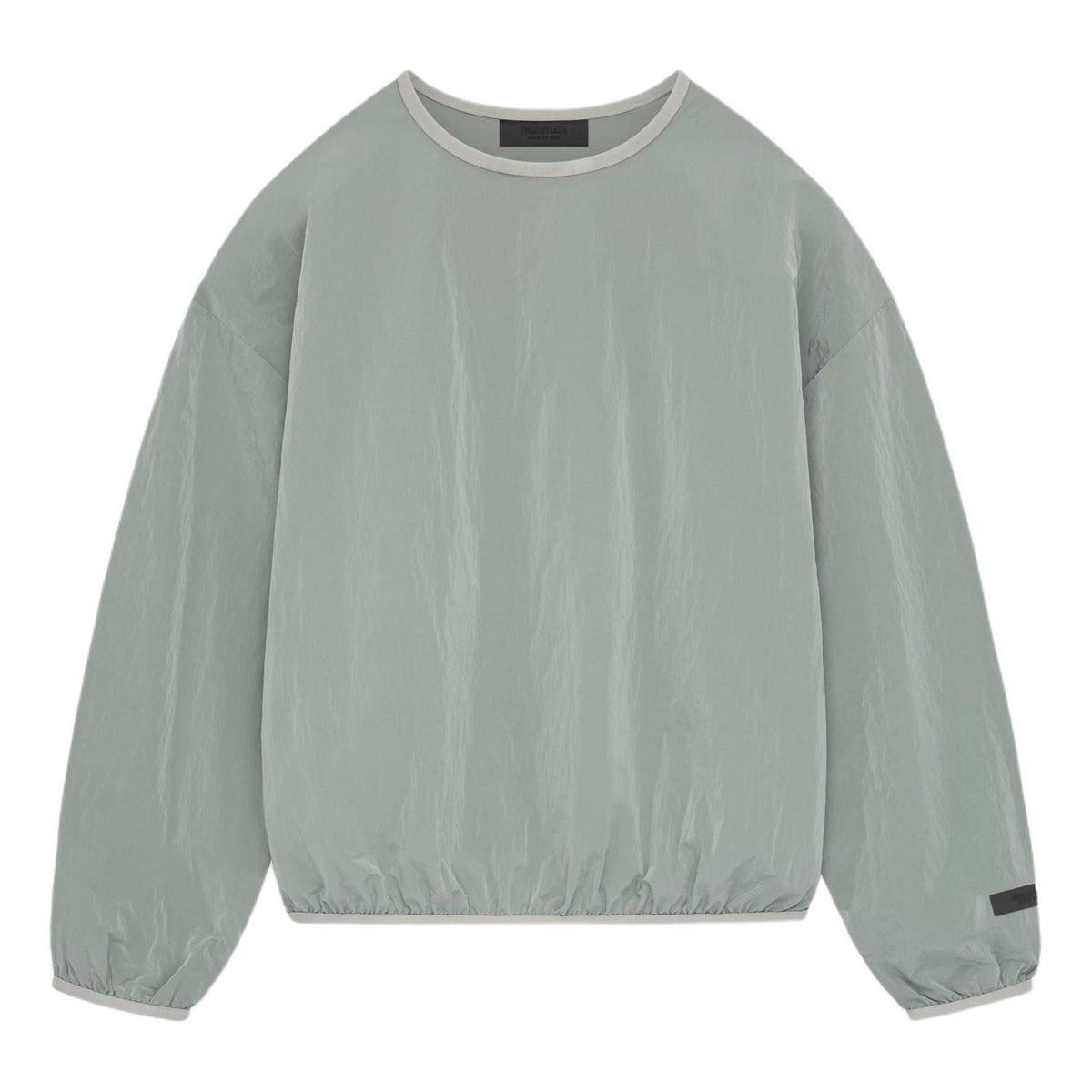 Fear of God Essentials SS24 Crinkle Nylon Pullover Crewneck 'Seal' 186SP244065F