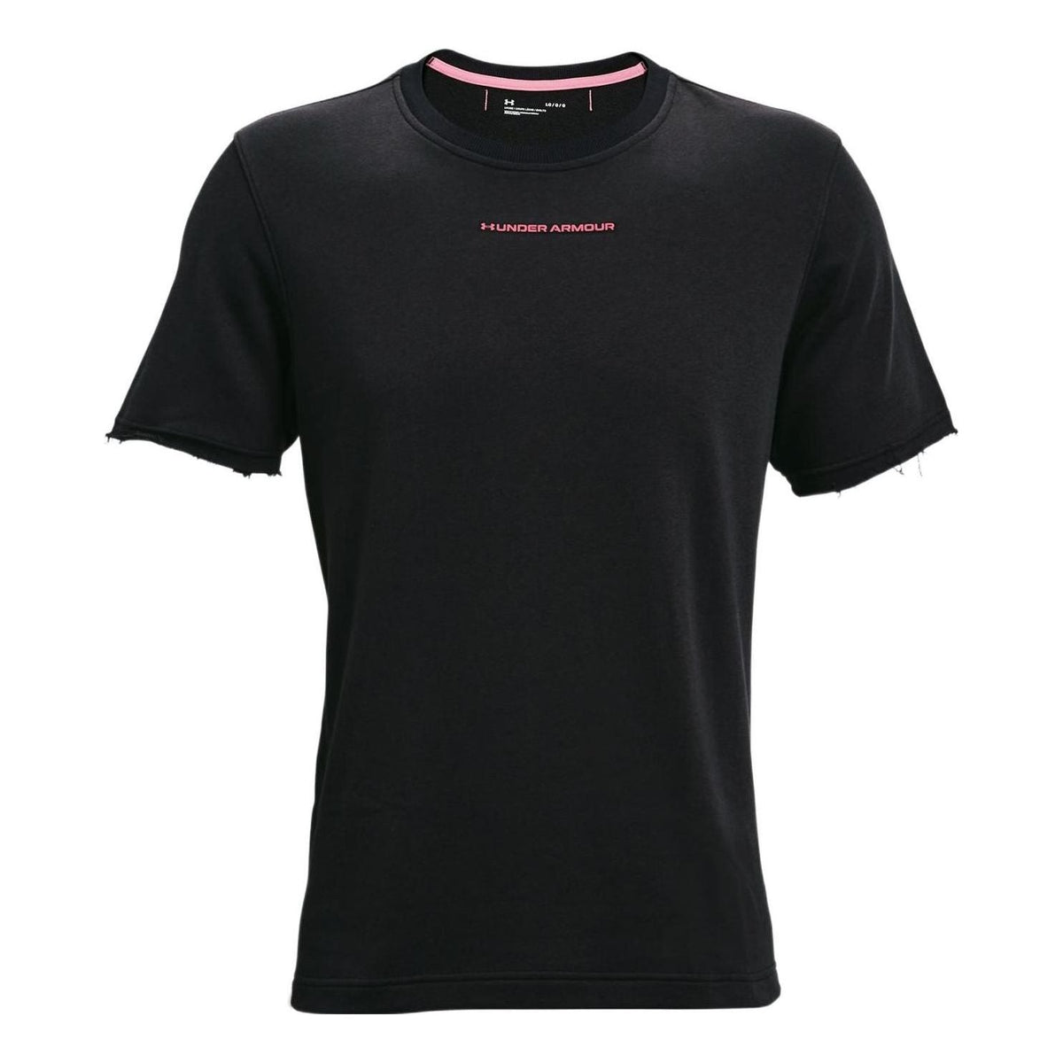 Under Armour Rival Terry Short Necked T-Shirt 'Black' 1361445-001