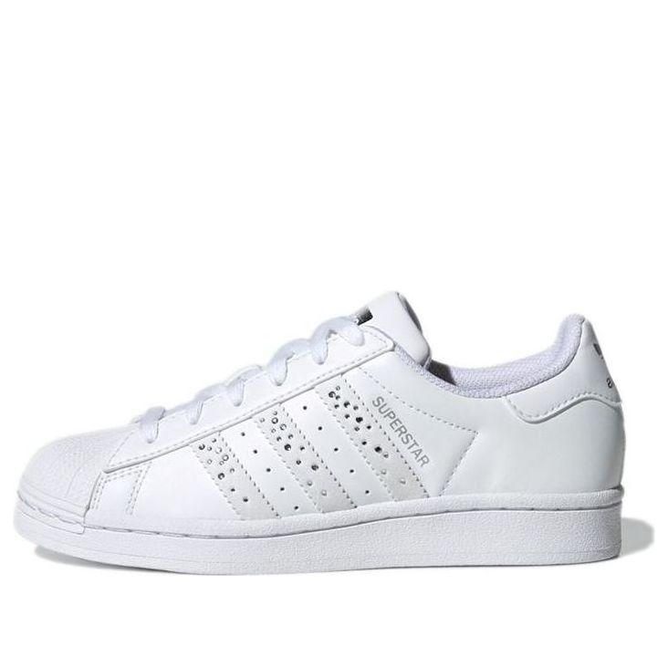 (GS) adidas Superstar 'White Sparkle' H04019