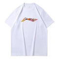 Li-Ning Big Graphic Loose Fit T-shirt 'White Multi' AHSR693-2