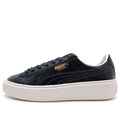 (WMNS) PUMA Basket Platform Patent Peacoat 363314-03