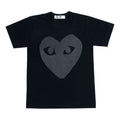 COMME des GARCONS PLAY Heart Shape Printing Short Sleeve Tee 'Black' AZ-T190-051-1