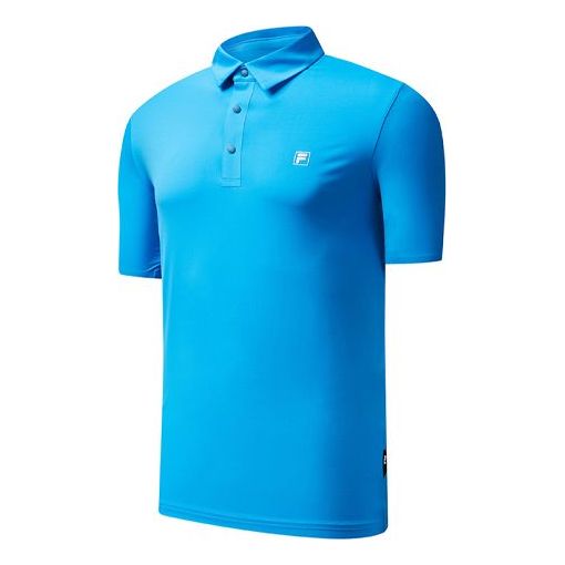 FILA Athletics Casual Sports Short Sleeve Polo Shirt Blue l A11M025155F-RB