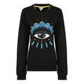 (WMNS) KENZO Casual Pullover Long Sleeves Hoodie Black FA52SW7104XC-99