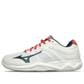 (WMNS) Mizuno Thunder Blade 2 Shoes 'White Red Grey' V1GC197055