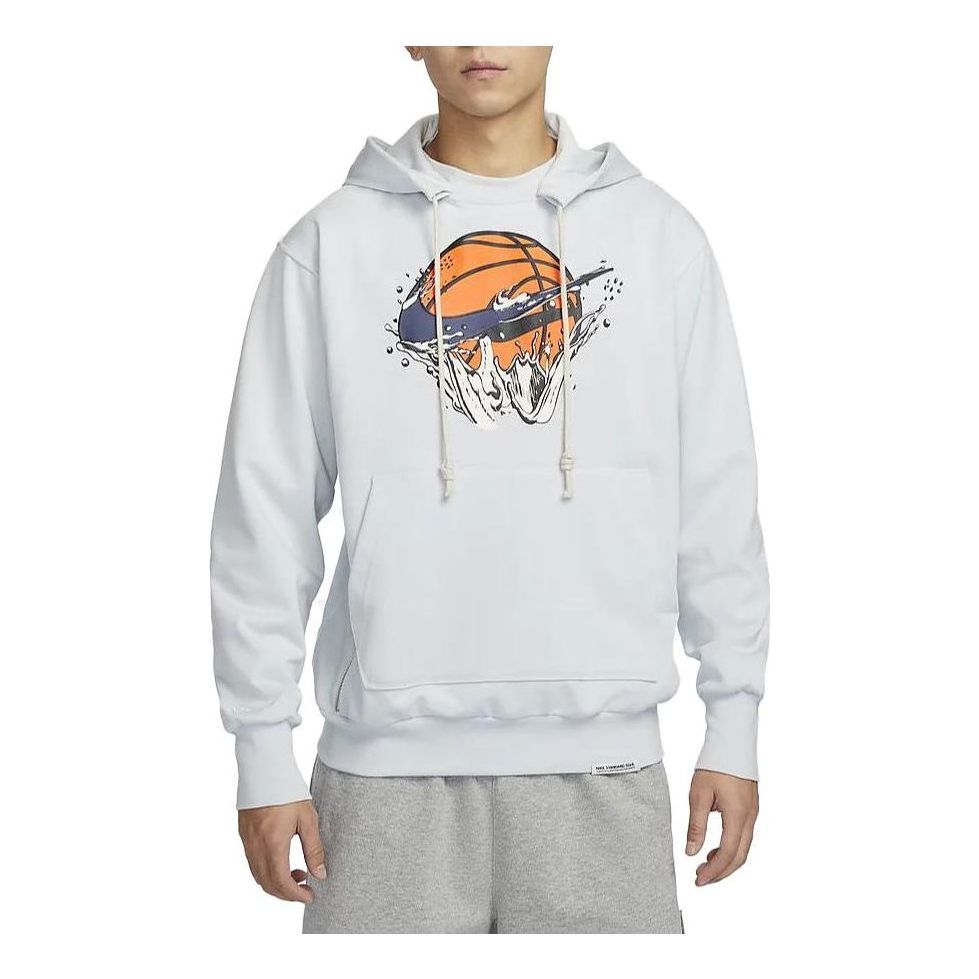 Nike Dri-FIT Standard Issue Basketball Hoodie 'Grey' FB7138-025