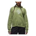 (WMNS) Air Jordan Brooklyn Fleece Graphic Hoodie 'Grass Green' FD7154-340