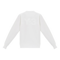 adidas Y-3 Back Logo Crew Neck Sweatshirt 'Core White' FN3372