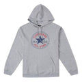 Converse Go-To All Star Patch Standard-Fit Fleece Pullover Hoodie Asia Sizing 'Grey' 10025469-A03
