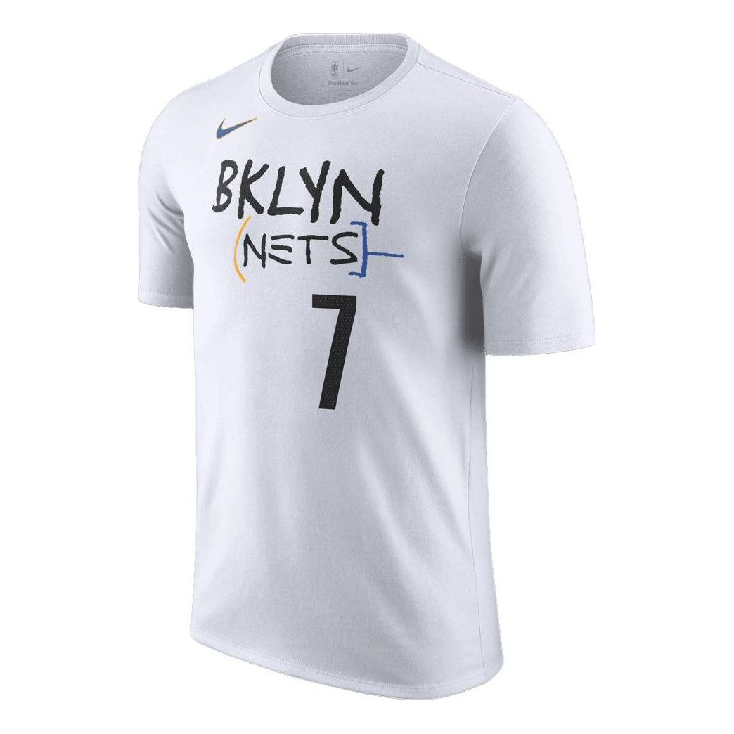 Nike x NBA Brooklyn NETS Kevin Durant T-Shirt 'White' DV5975-101