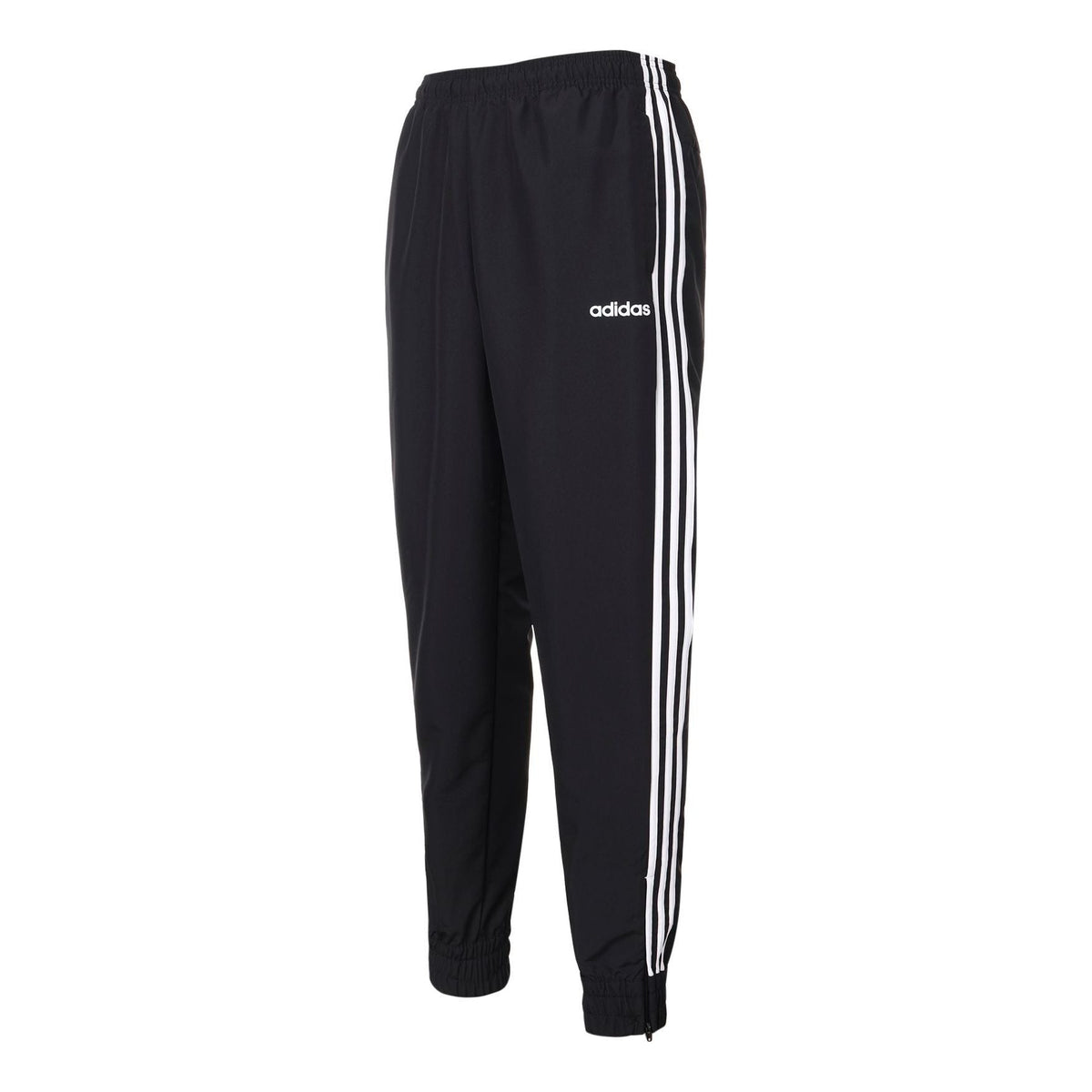 adidas Knitted Sports Loose Long Pants 'Black' DZ8488