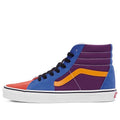 Vans SK8-HI Retro High Top Casual Skate Shoes Unisex Yellow Purple Splicing 'Yellow Purple Blue' VN0A4BV616V