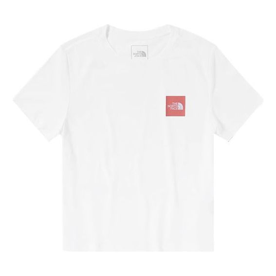 THE NORTH FACE Outdoor hygroscopic Sweat-Wicking Short Sleeve White 499Y-FN4