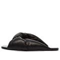 (WMNS) Balenciaga Drapy Flat Sandals 'Black' 636576WA2M01000