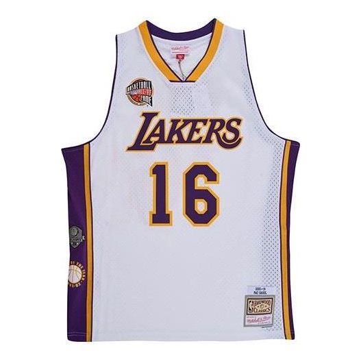 Mitchell & Ness x NBA Los Angeles Lakers Hall Of Fame Swingman 'Pau Gasol 16' SMJY6864-LALYYPGAWHIT