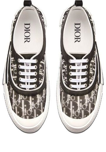 DIOR B23 Low Black Oblique Canvas 3SN278YJP_H960