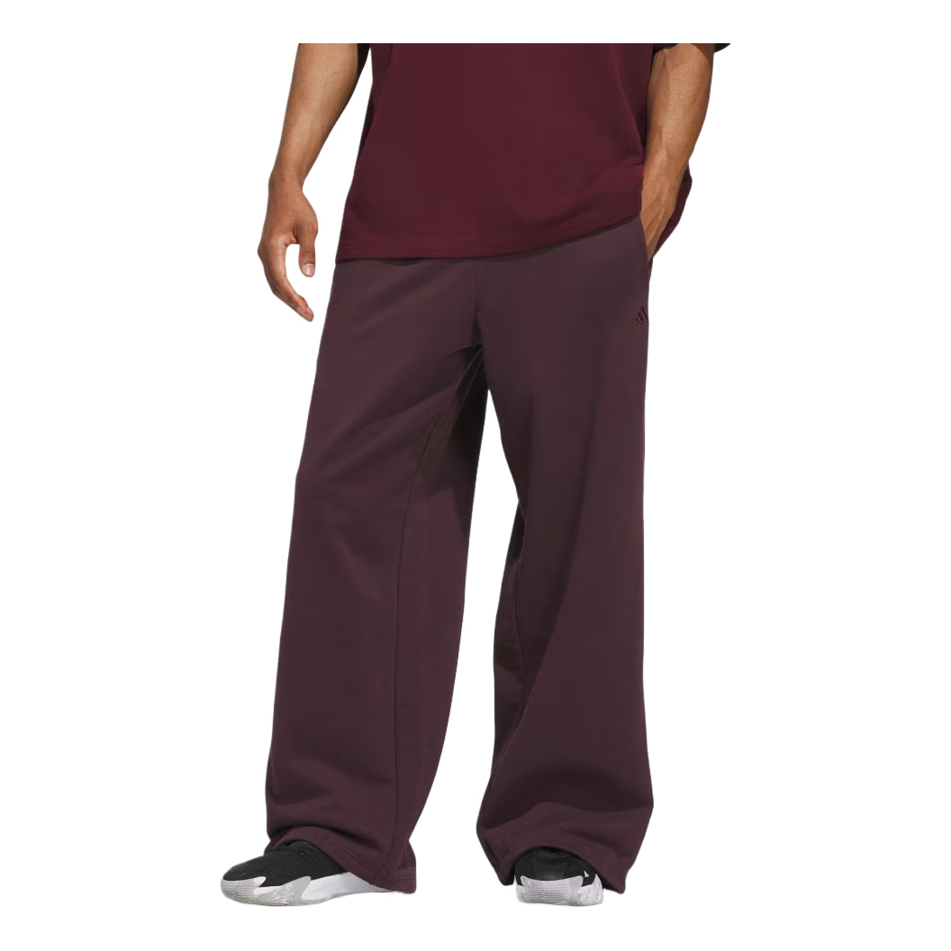adidas Fleece 3-Stripes Pant Asia Sizing 'Shadow Maroon' KR2091 - adidas Professional Edition
