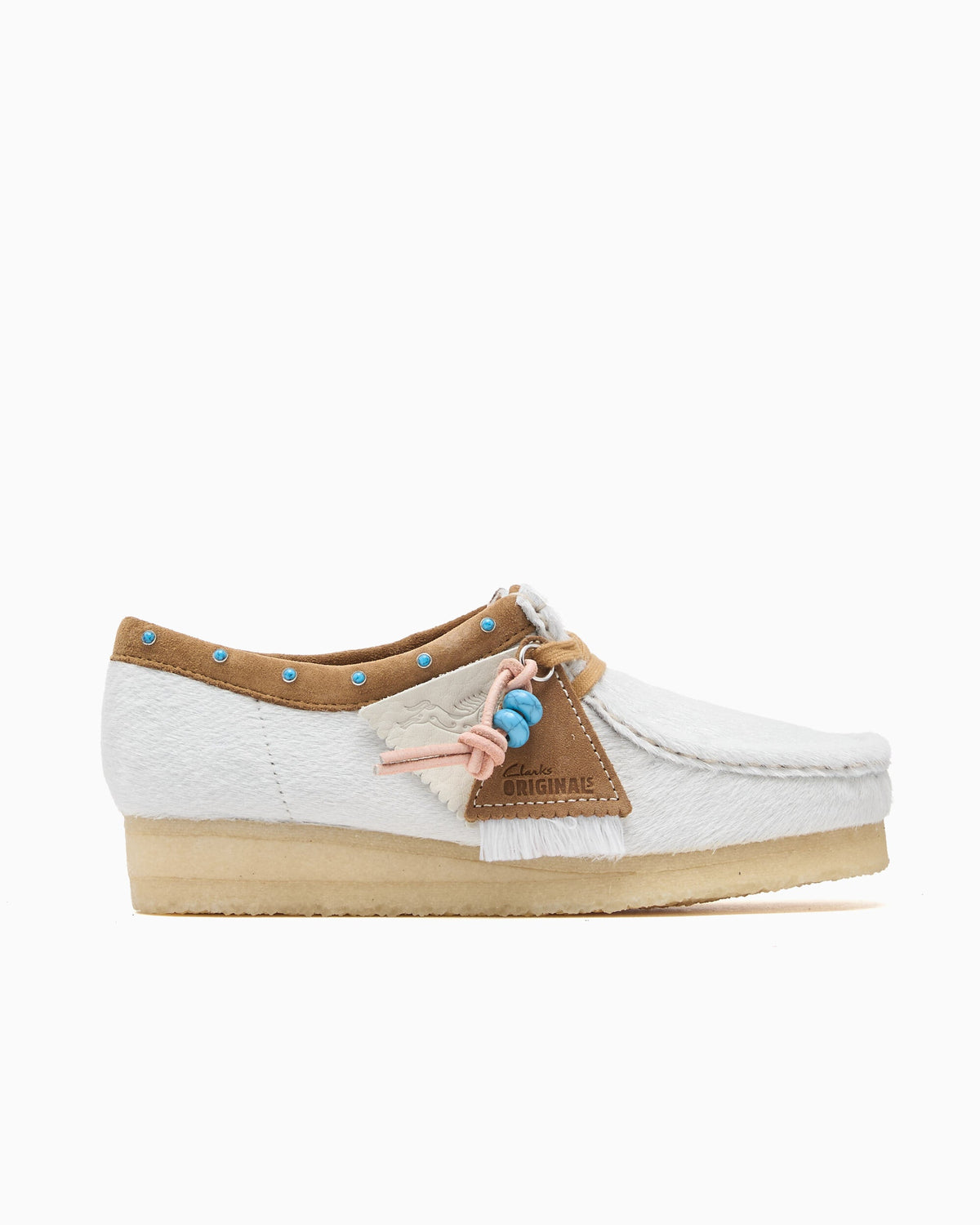 Zapatos Clarks x Blanch Yu Wallabee "Off White Interest" para hombre