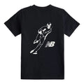(GS) New Balance x Shohei Logo T-Shirt Asia Sizing 'Caviar' YT62N1TWBK